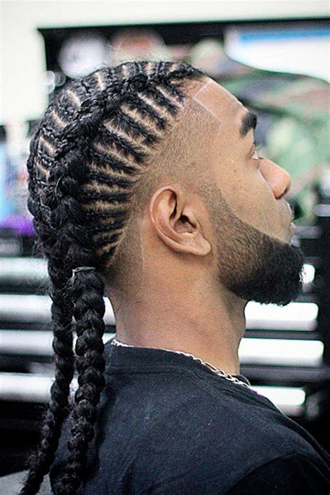 braids with designs for men|2 braid hairstyles men.